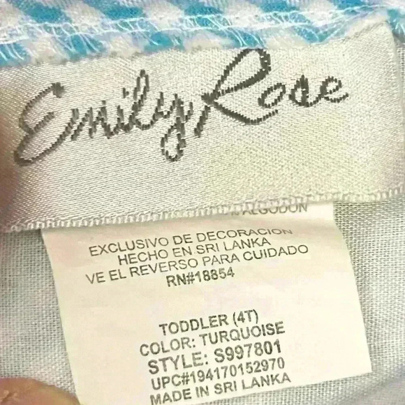 Emily Rose Little Girl Dress Size Toddler 4T with Cupcakes - Picture 8 of 13